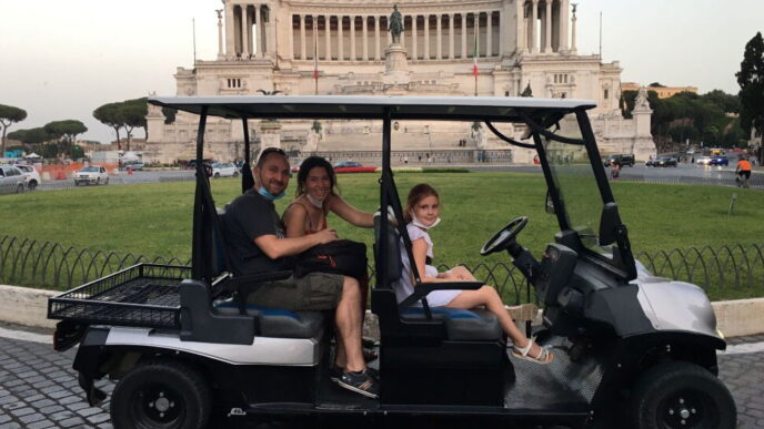 golf cart tours way uncover wonders rome